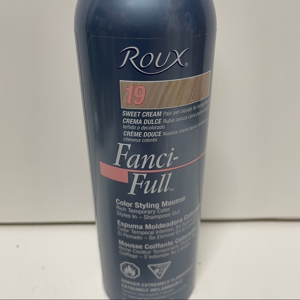 Roux Fanci-Full Color Styling Mousse 19 Sweet Cream 6 OZ - Picture 2 of 3